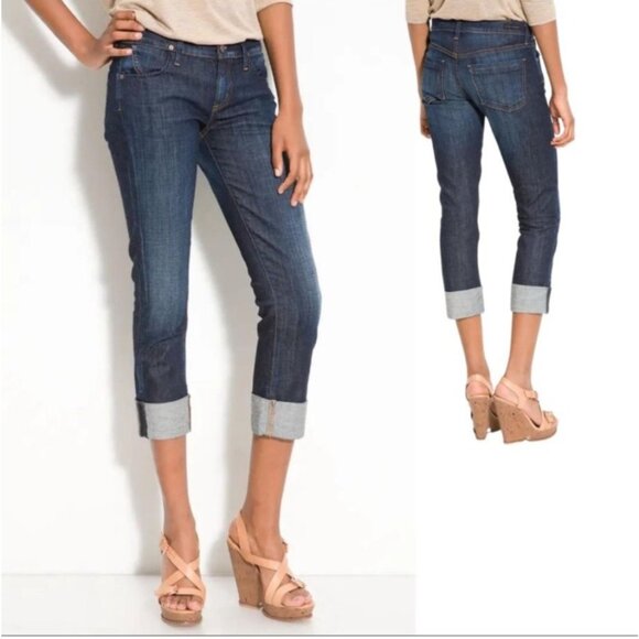Citizens Of Humanity Womens Dani Cropped Straight Leg Jeans Size 29 Denim Blue - Picture 8 of 16